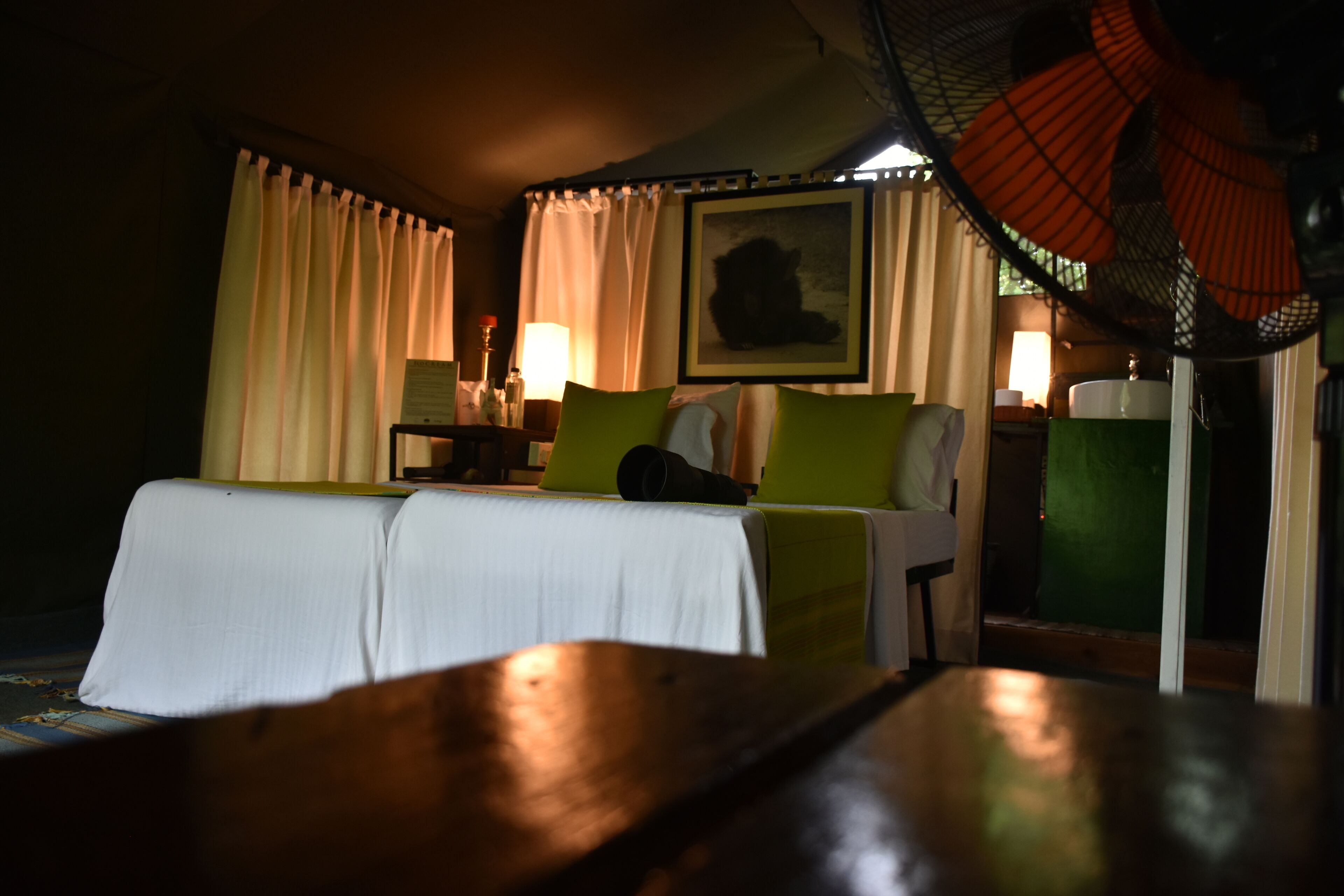 Lều Exclusive, 3 giường đơn, không hút thuốc | Bộ trải giường 