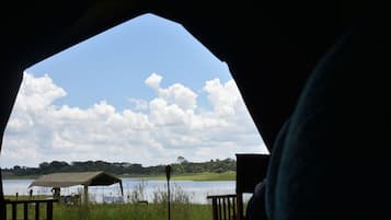 Exclusive Tent, 3 Twin Beds, Non Smoking | Water view