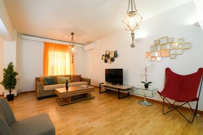 City-Apartment, 3 Schlafzimmer | Wohnbereich