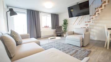 Junior suite | Woonruimte | Smart-tv, Netflix en filmpremières