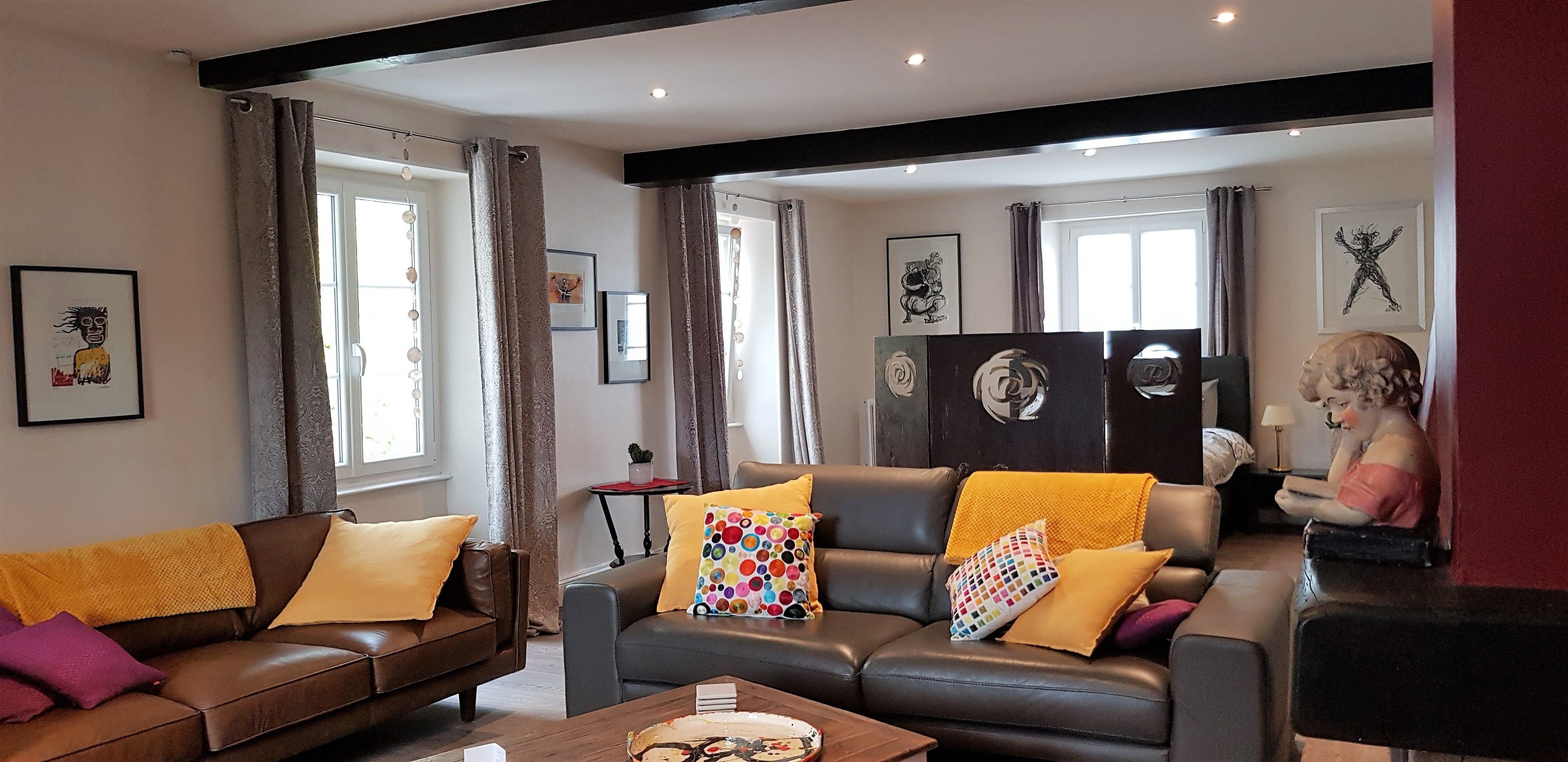 Appartement Deluxe | Coin séjour | Télévision à écran plat