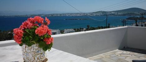 Apartment, Meerblick (Ntina) | Balkon
