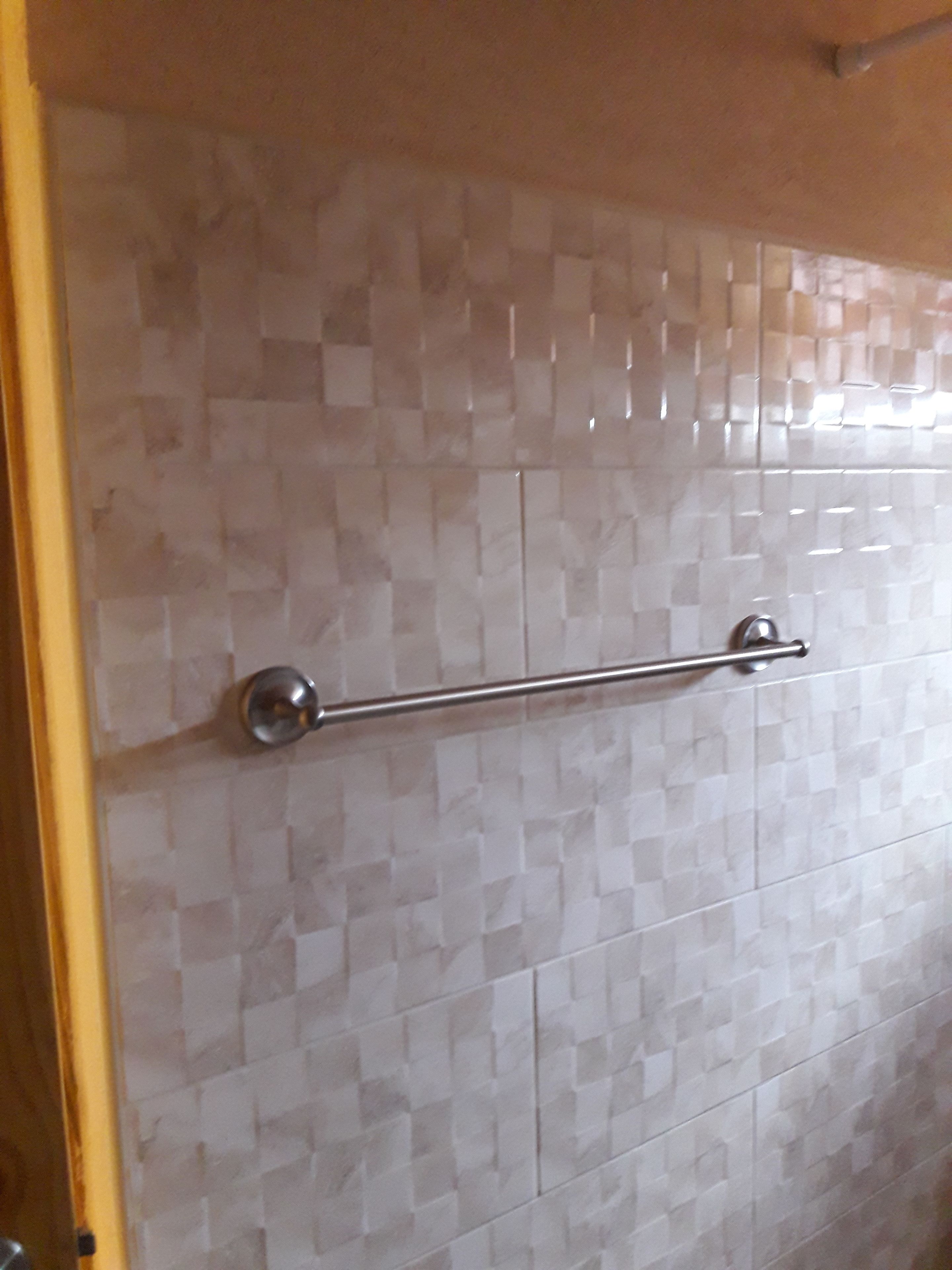 basic apartment, 1 queen bed, non smoking | bathroom | shower, towels