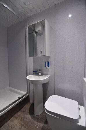 Classic Apartment, 1 King Bed with Sofa bed, Accessible, Garden View | Bathroom | Deep soaking tub, free toiletries, hair dryer, towels