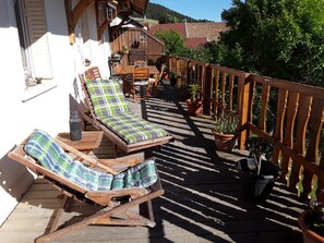 Dobbeltrom, 1 queensize-seng, ikke-røyk | Terrasse/patio