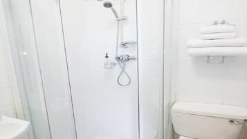 Free toiletries, hair dryer, towels, soap
