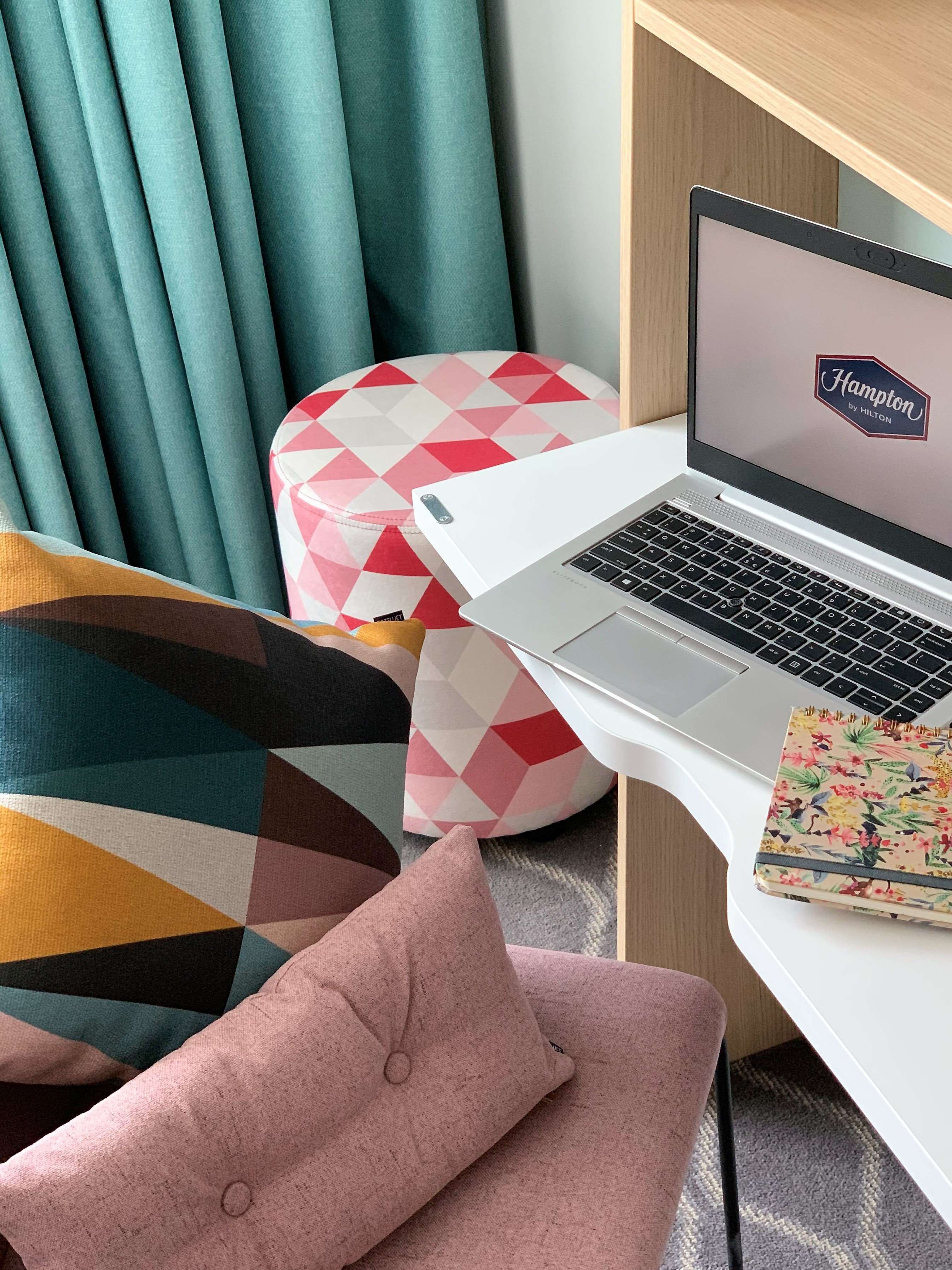 in-room safe, desk, laptop workspace, iron/ironing board