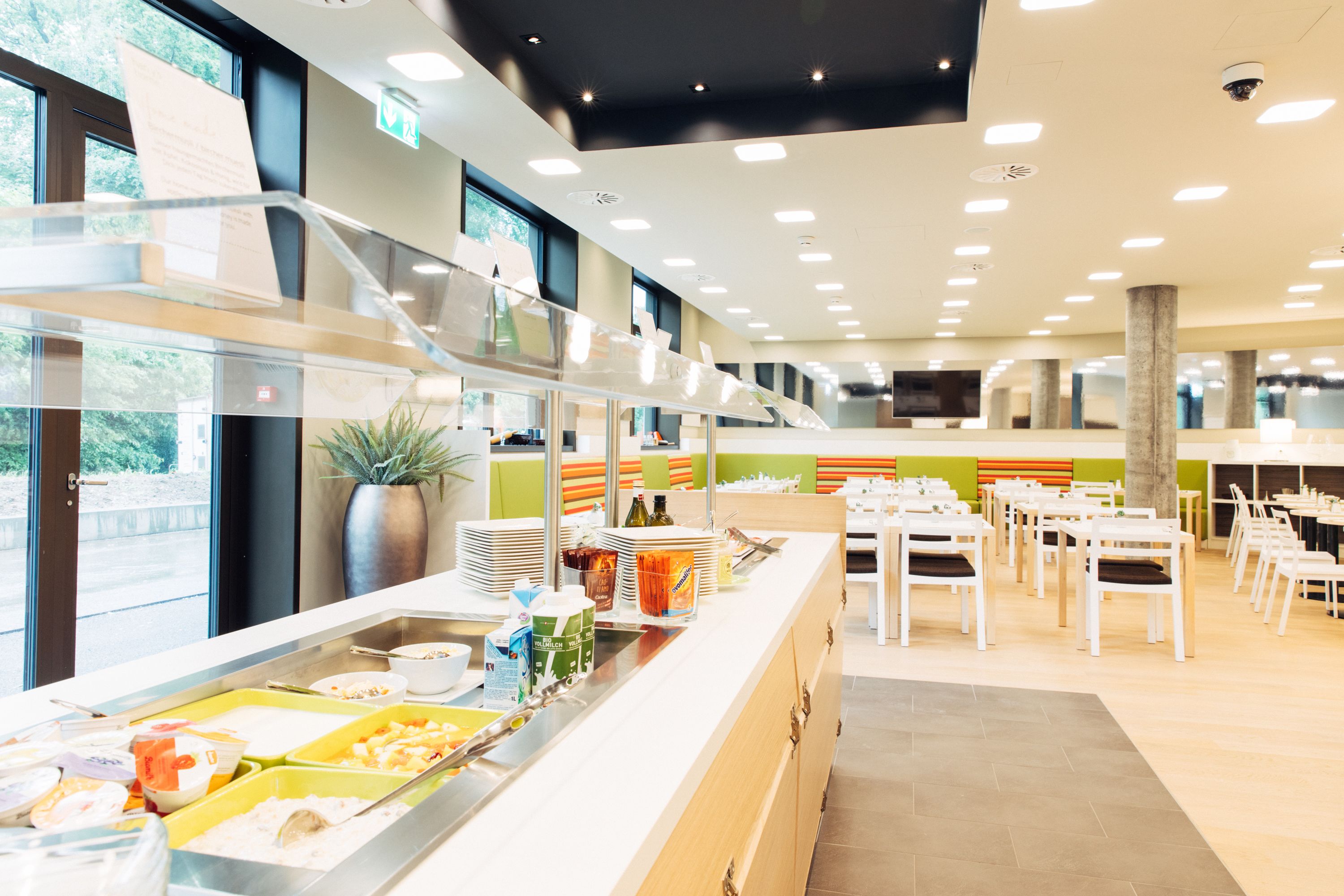 daily buffet breakfast (chf 23 per person)