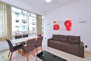 Design Apartment, Multiple Beds, Non Smoking | Living area | Flat-screen TV - MZapartments Souza Lima (Rio de Janeiro)