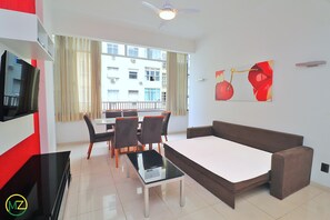 Design Apartment, Multiple Beds, Non Smoking | Living area | Flat-screen TV - MZapartments Souza Lima (Rio de Janeiro)