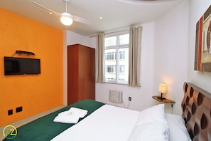 Apartamento design, várias camas, para não fumantes | 1 quarto, ferros/tábuas de passar roupa, Wi-Fi de cortesia