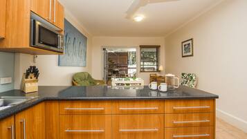 Comfort Apartment, 2 Bedrooms, Terrace, Garden View | Living area | TV, DVD player