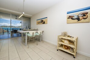 Superior Apartment, 2 Bedrooms, Pool Access, Marina View | In-room dining - 1 Bright Point Apartment 3102 (Nelly Bay)