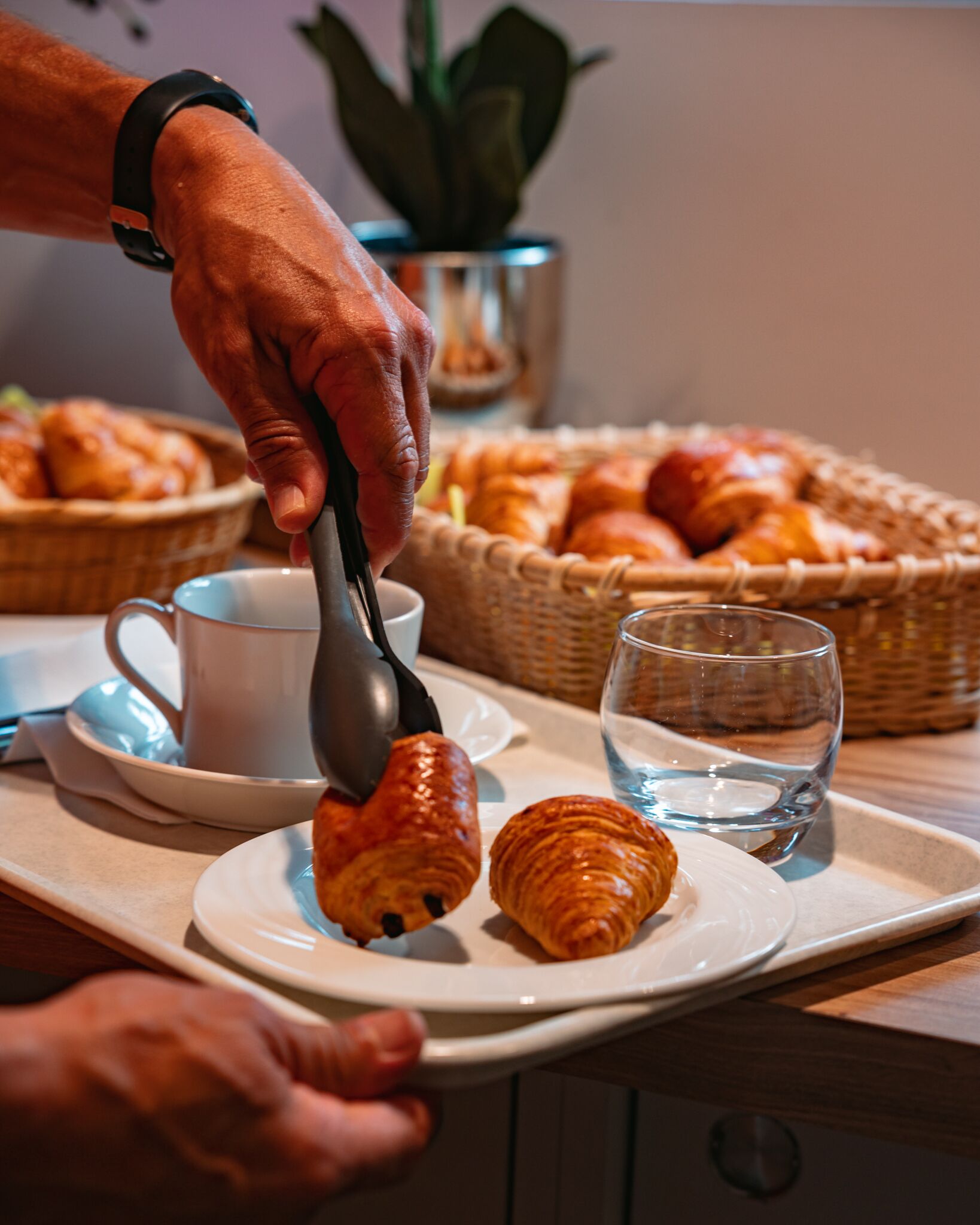 daily buffet breakfast (eur 11.5 per person)