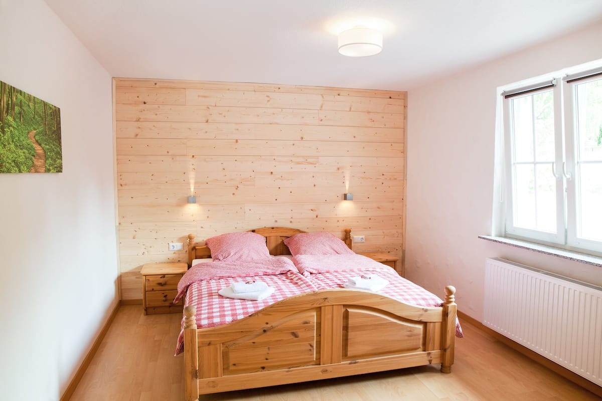 Apartment, Garden View (Froschkönig) | Minibar, in-room safe, individually decorated, individually furnished