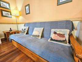 Apartamento básico | Zona de estar | Una televisión