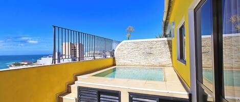 Panoramic Duplex, Berbilang Katil, Non Smoking | Teres/patio
