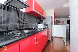 Appartement Duplex Panoramique, plusieurs lits, non-fumeur | Cuisine privée