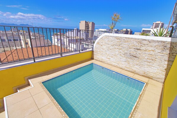 Appartement Duplex Panoramique, plusieurs lits, non-fumeurs | Terrasse/Patio