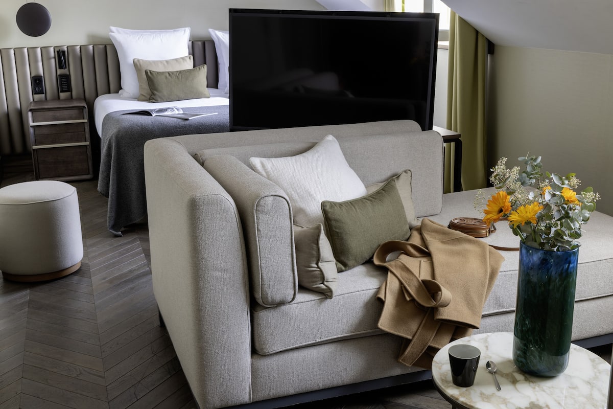 Suite (The Suite) | 1 bilik tidur, bar mini, peti besi dalam bilik, kalis bunyi