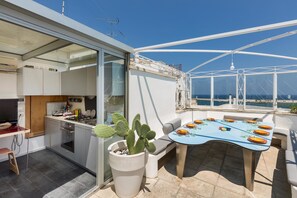 Panoramic Apartment, 2 Bedrooms | Terrace/patio