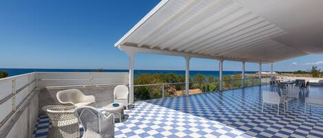 Villa, 4 Bedrooms, Sea Facing | Terrace/patio
