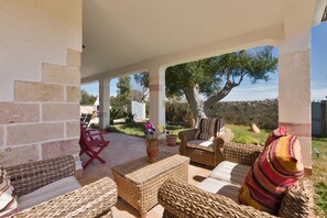 Standard House, 2 Bedrooms | Terrace/patio - Villetta Baron Beach (Porto Cesareo)