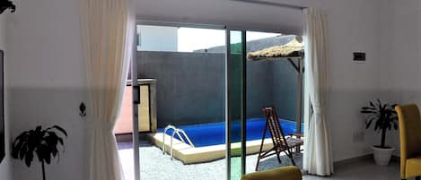 Superior Villa, 1 Bedroom, Non Smoking | Living area | 43-inch flat-screen TV with satellite channels, TV