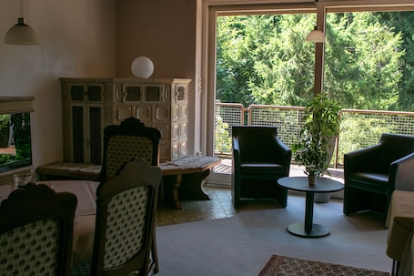 Sala de estar en el lobby