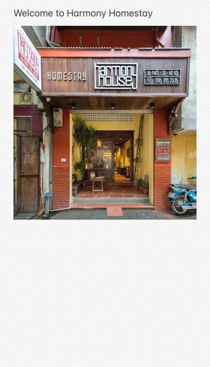 Front of property – evening/night