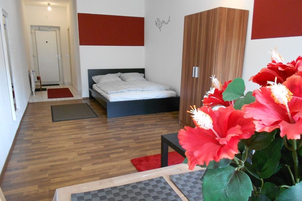 Studio, 1 Katil Kelamin (Double) dengan Katil Sofa, Balcony (incl. EUR 25 cleaning fee) | Seterika/papan seterika, Wi-fi percuma, cadar katil