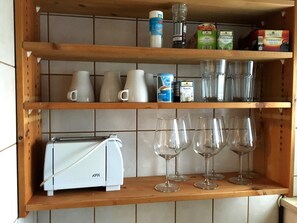 Gardenview | 私人廚房 | 電冰箱、微波爐、爐台、咖啡機/沖茶器
