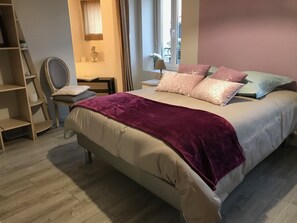 Premium bedding, individually decorated, individually furnished