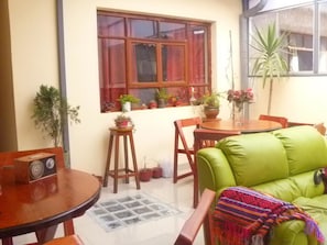 Lobby sitting area
