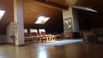 Villa, 3 Bedrooms, Private Pool | Living area | Flat-screen TV