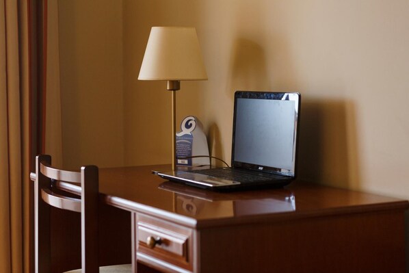 Iron/ironing board (on request), free cots/infant beds, free WiFi