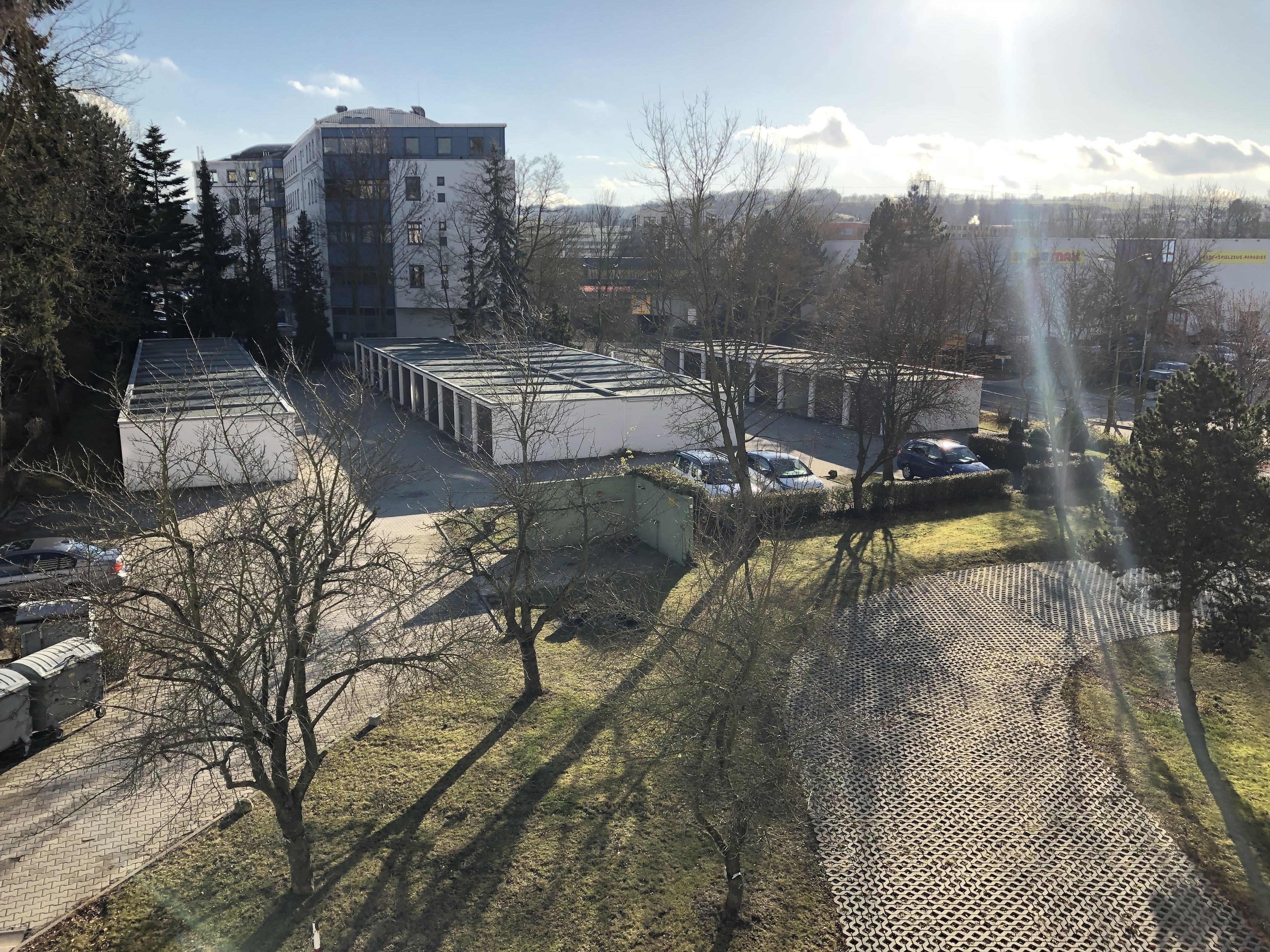 Vistas a la ciudad desde el alojamiento