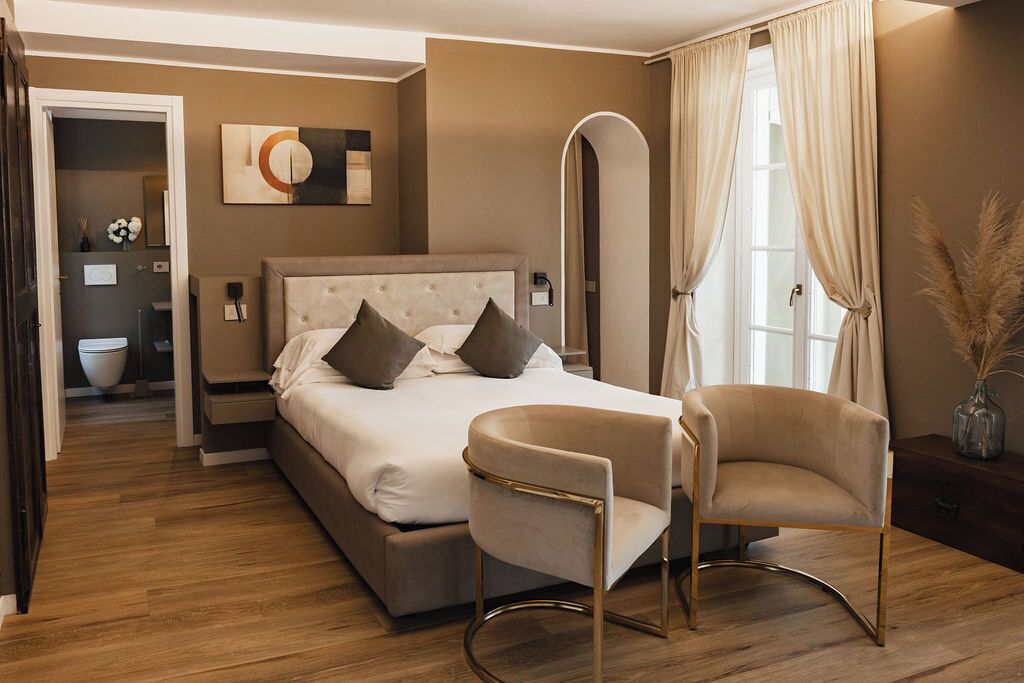 Classic-Apartment, 1 Schlafzimmer, Balkon, Seeblick | 1 Schlafzimmer, Daunenbettdecken, Betten mit Memory-Foam-Matratzen