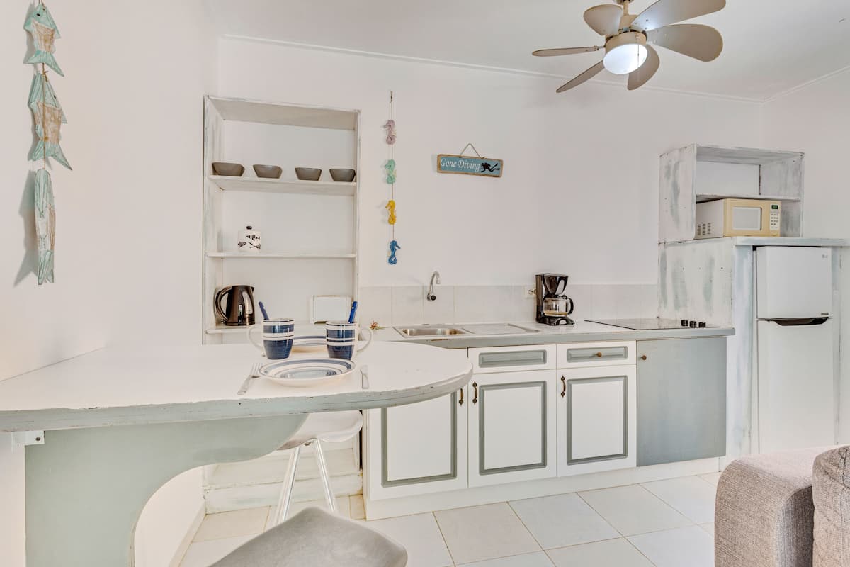 apartment, 2 single beds | private kitchen | fridge, coffee/tea maker, electric kettle