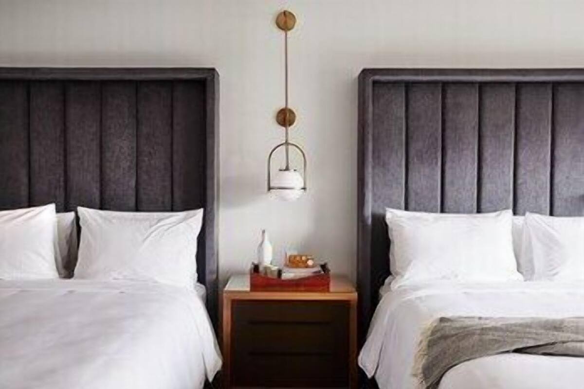 Hypo-allergenic bedding, in-room safe, individually decorated