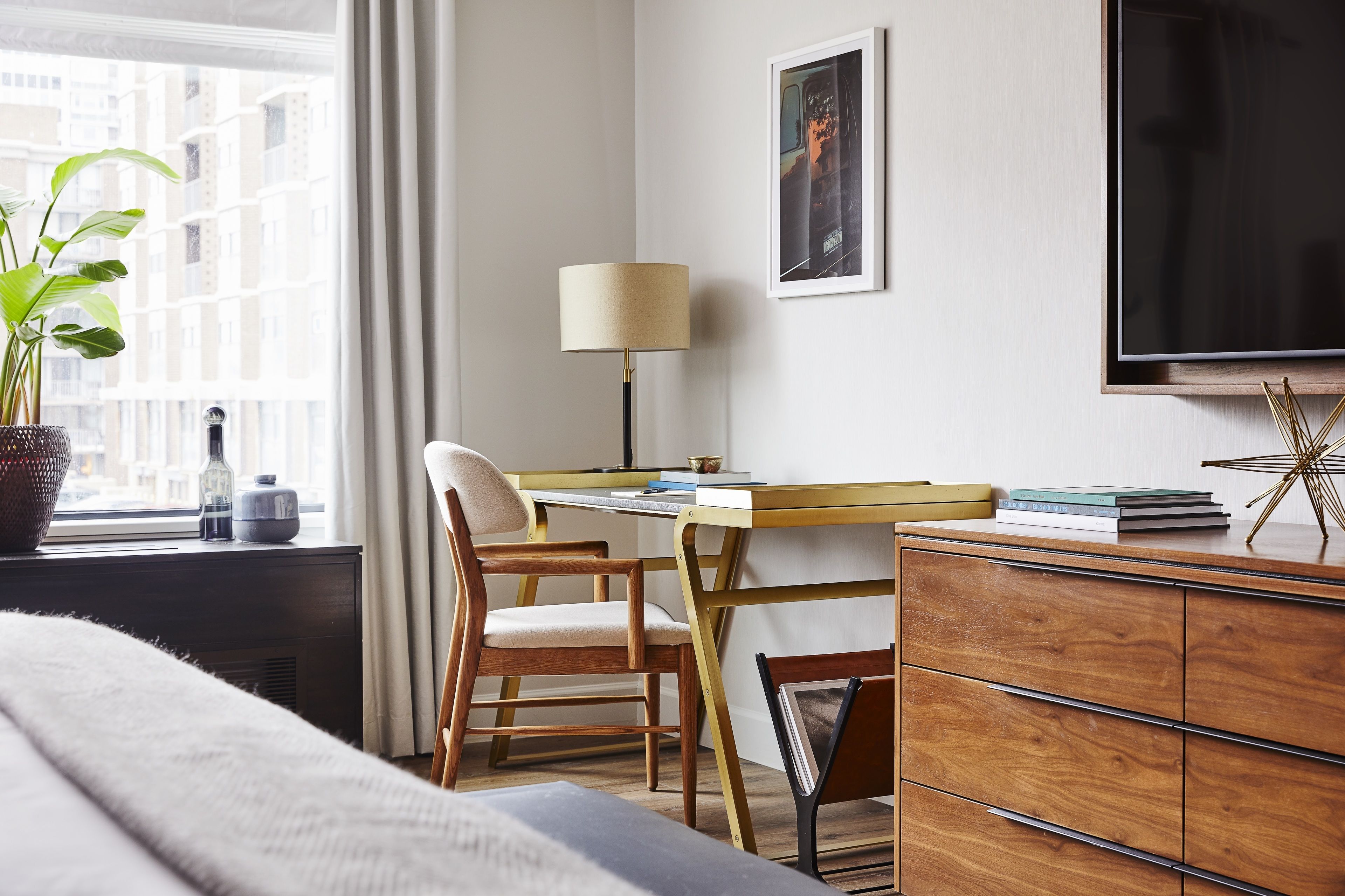 hypo-allergenic bedding, in-room safe, individually decorated