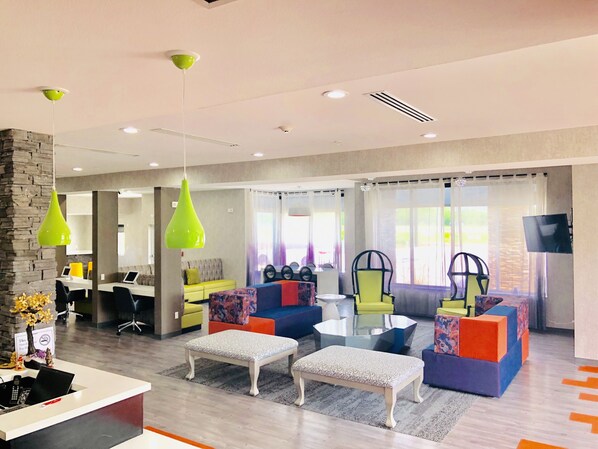 Lobby sitting area