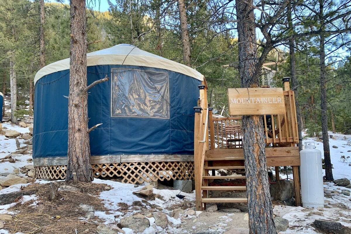 Yurt, Non-Smoking | Laptop workspace, WiFi (free)