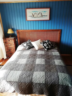 Standard-Doppelzimmer, 1 Doppelbett, Nichtraucher, Meerblick (Habitacion Azul) | Kostenloses WLAN, Bettwäsche