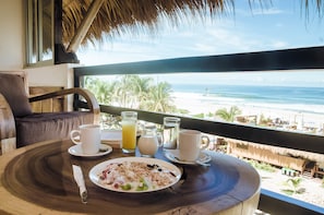 Standard Double Room, 2 Double Beds, Ocean View | Balcony
