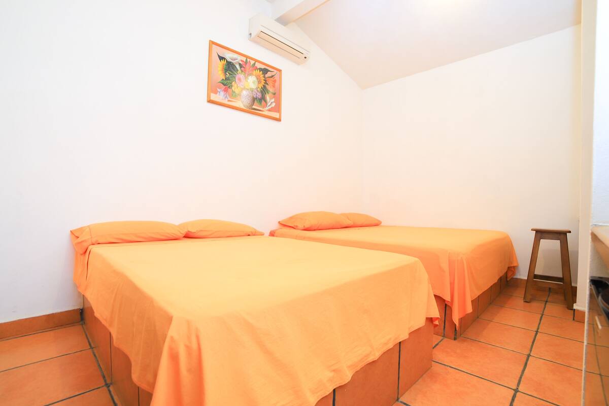 Premium bedding, blackout curtains, free WiFi, bed sheets