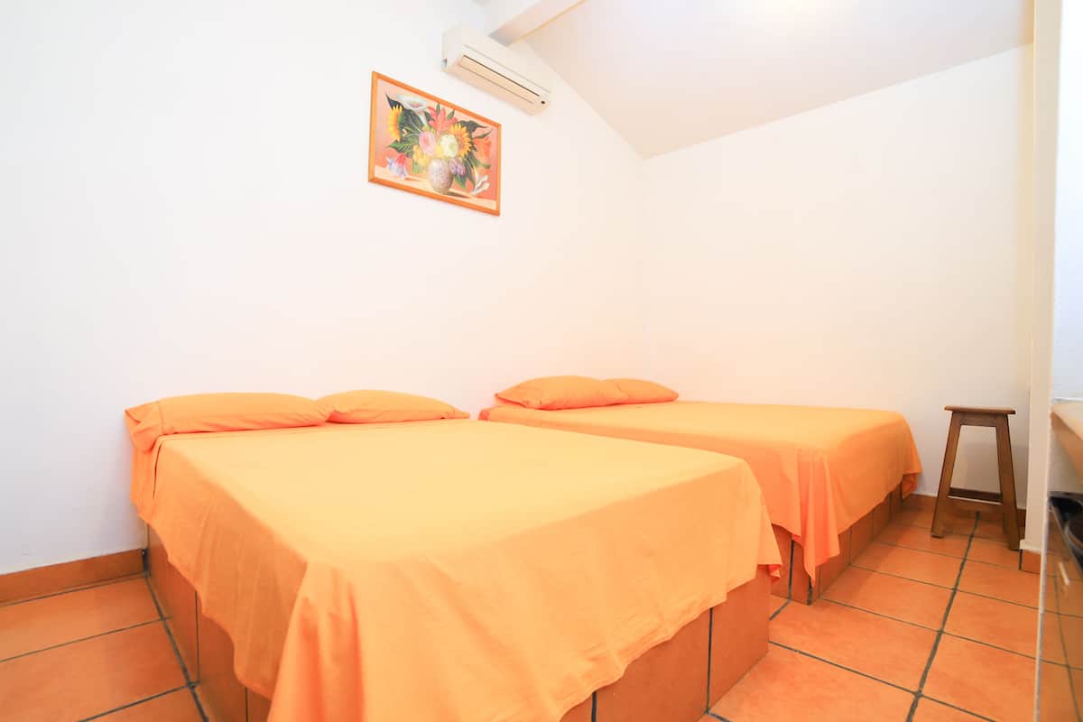 Premium bedding, blackout curtains, free WiFi, bed sheets
