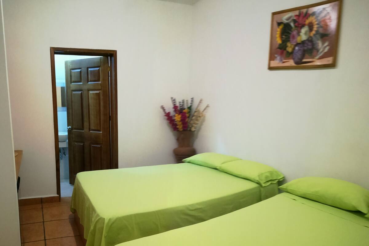 Premium bedding, blackout curtains, free WiFi, bed sheets