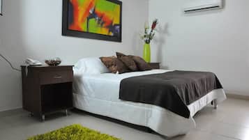 Individually decorated, individually furnished, desk, blackout curtains