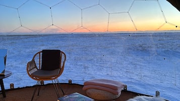 Black Beach Aurora dome | 高級寝具、客室ごとに異なる装飾、客室ごとに異なるインテリア、ノートパソコン用作業スペース